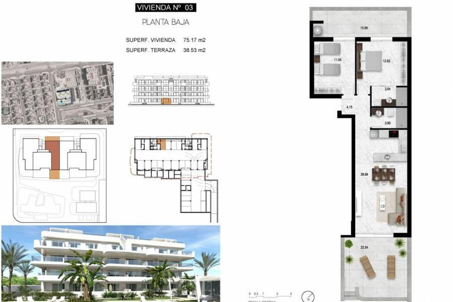 New Build - Ground Floor - Orihuela Costa - Lomas de Cabo Roig