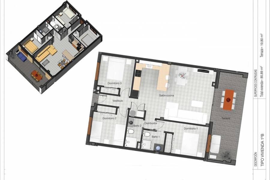 Nueva construcción  - Apartamento - Los Alcazares - Plaza 525