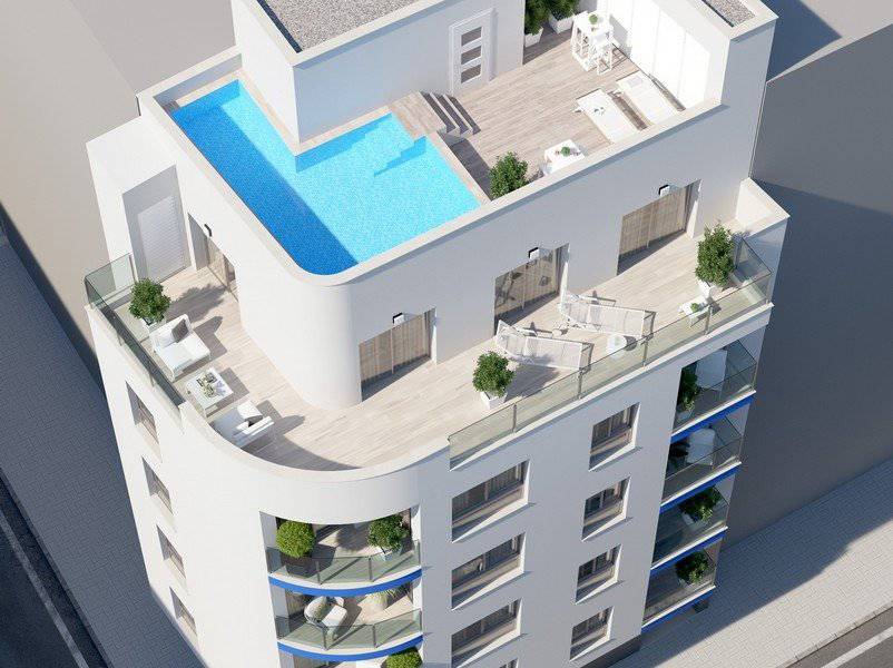 Nueva construcción  - Apartamento - Torrevieja - Playa de Los Locos