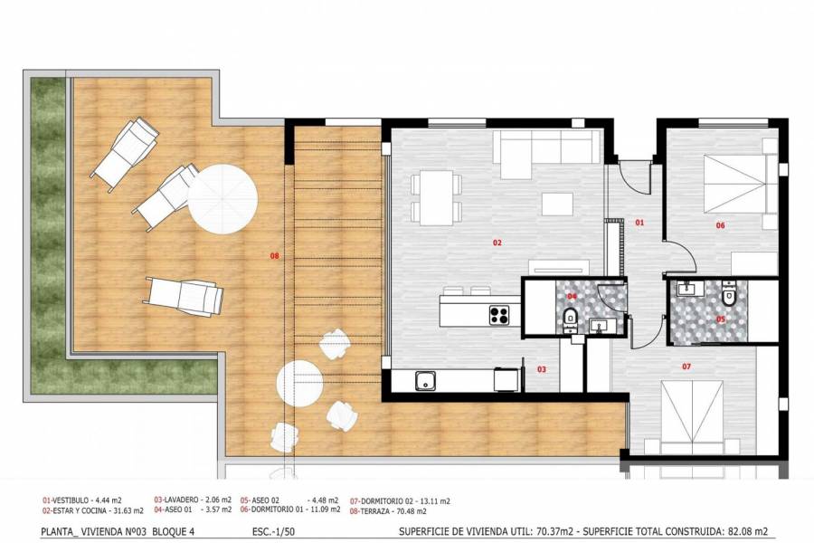 New Build - Apartment - MONFORTE DEL CID - Font del llop